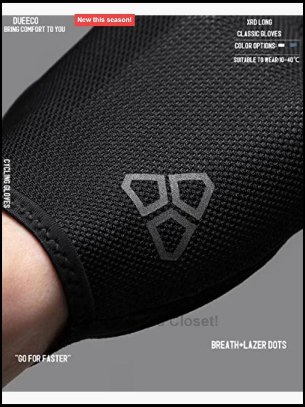 Cycling Gloves with 3MM XRD Palm Padding, Touch Screen Compatible
